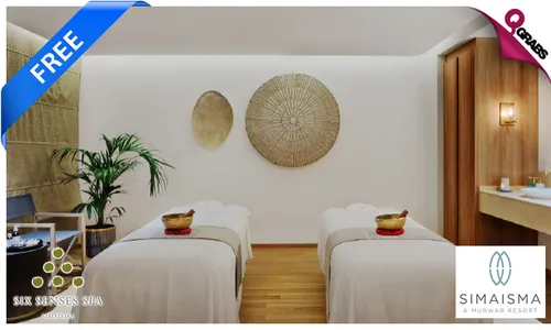 Enter the Draw to win a 1 Night stay in a 3 Bedroom Villa with Breakfast for 6 + Six Senses Spa Signature Massage for 2 at Simaisma a Murwab Resort!